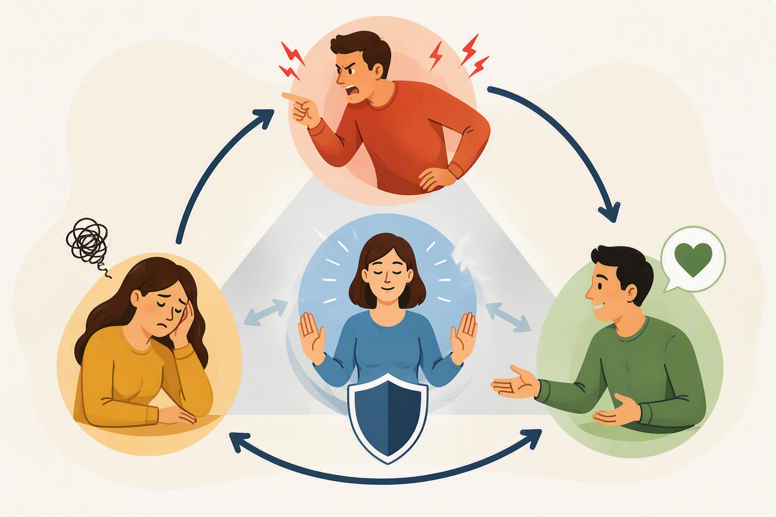 The Karpman drama triangle and psychological games